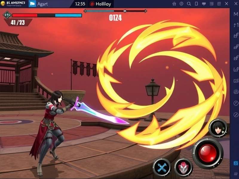 Fiery Blade Master Gameplay Screenshot